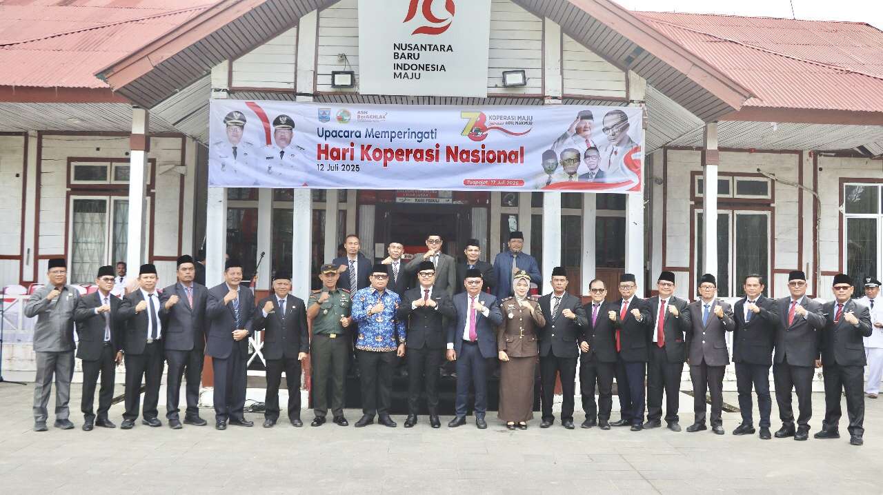 Bupati Mentawai Pimpin Upacara Peringatan Harkopnas ke-78, Tegaskan Koperasi sebagai Pilar Keadilan Sosial