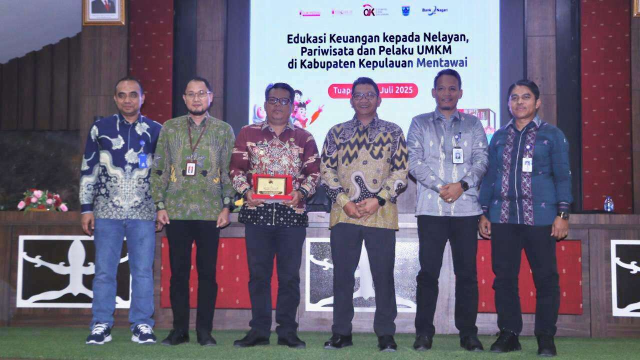Dorong Literasi Financial, Wakil Bupati Mentawai Dukung GENCARKAN di Mentawai