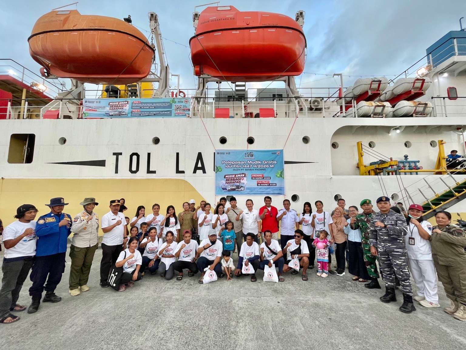 Pemkab Mentawai Apresiasi Program Mudik Gratis PT Semen Padang, Sediakan 700 Kuota Penumpang