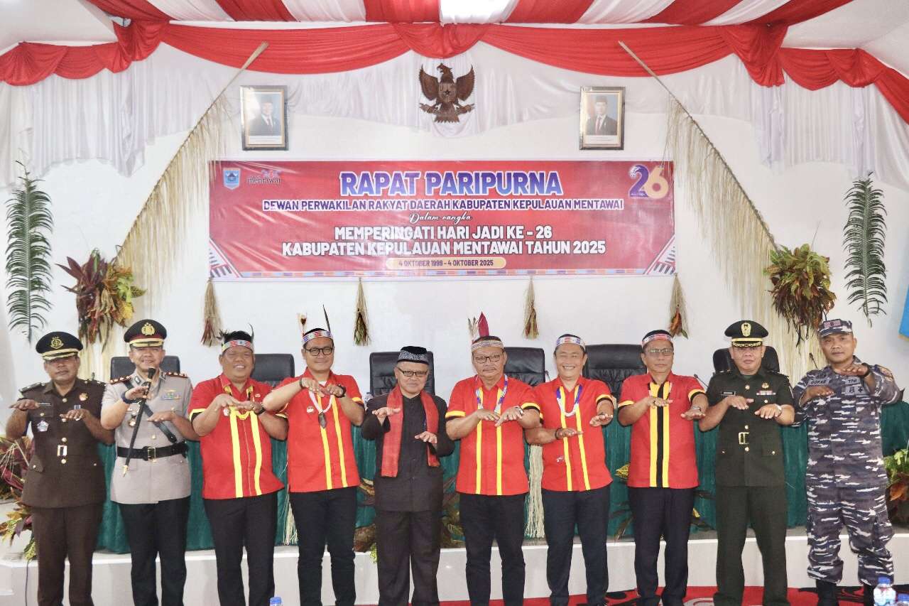 Bupati Rinto wardana :  Hari Jadi ke 26 Momentum Percepatan Pembangunan Mentawai