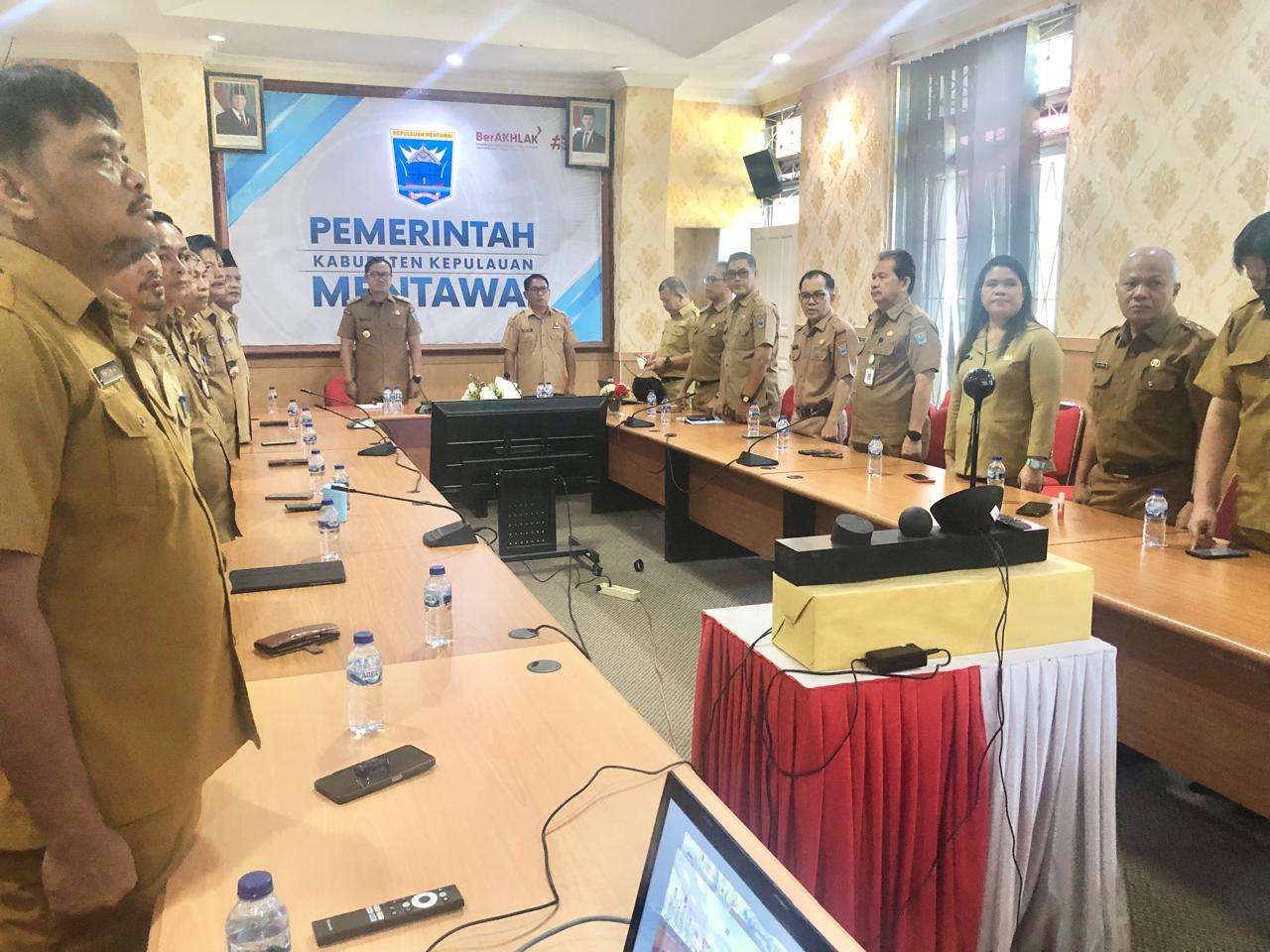 Bupati Mentawai Hadiri Rakor Inflasi, Bahas BPHTB, PBG dan Cek Kesehatan Gratis