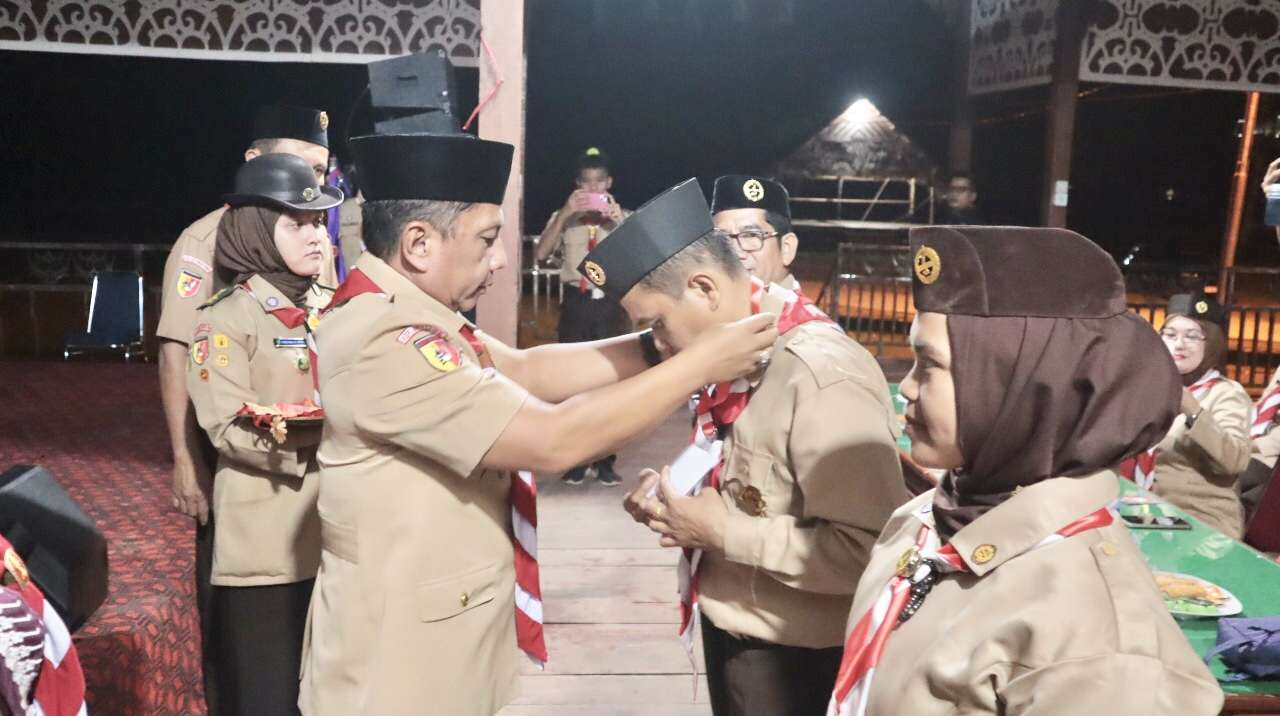 Pramuka Mentawai Gelar Kursus Mahir Dasar untuk Guru, Sekda Hadir Wakili Bupati