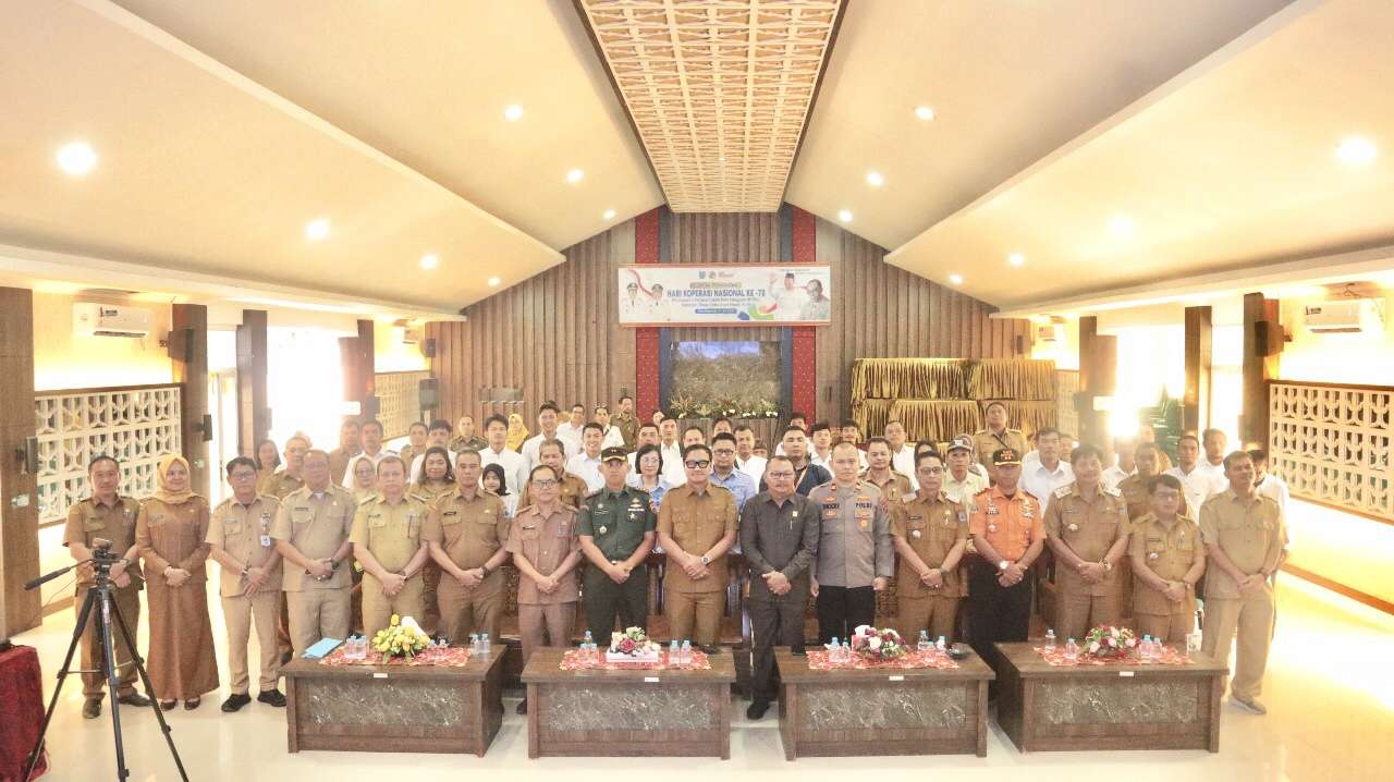 Bupati Mentawai Ikuti Peluncuran Koperasi Merah Putih dan Peringatan Harkopnas ke-78 Secara Daring